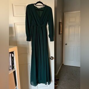 Baltic Born Hunter Green Maxi Dress
